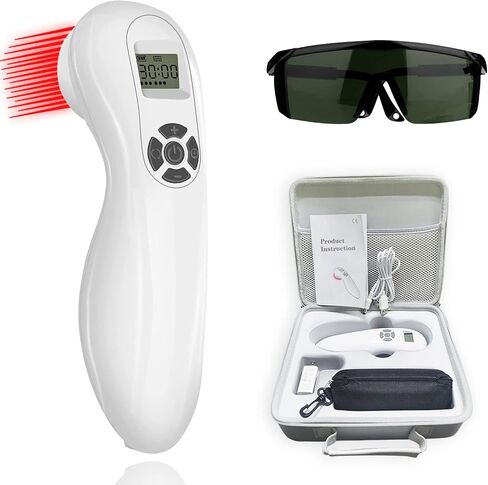 Powerful Cold Red Light Device for Joint and Muscles, Infrared Light Machine Multi-Speed Regulation with Pulse Function(808nm&650nm) in Saudi Arabia