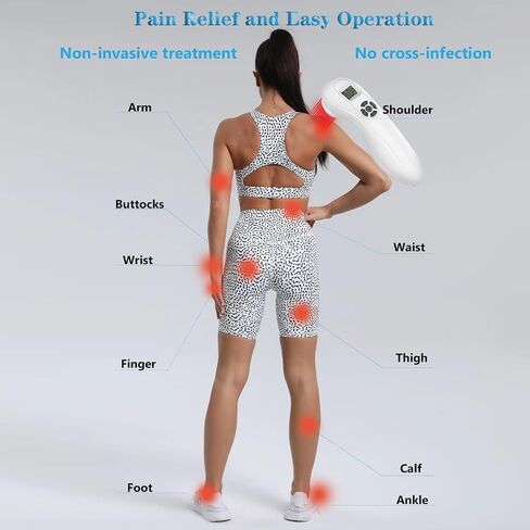 Powerful Cold Red Light Device for Joint and Muscles, Infrared Light Machine Multi-Speed Regulation with Pulse Function(808nm&650nm) in Saudi Arabia