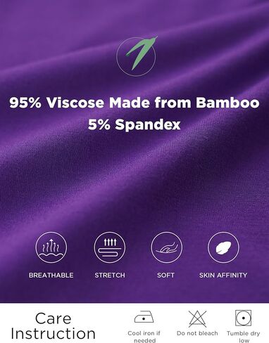 ثوب نوم نسائي بأكمام طويلة من GYS - فسكوز مصنوع من الخيزران، قميص نوم ناعم مطوي، فستان منزلي مريح in Kuwait