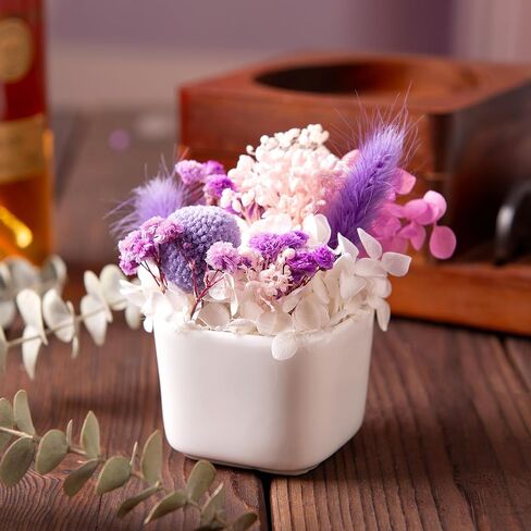 زهرة مجففة في مزهرية زهور مجففة متنوعة مع سيقان هدايا لنباتات المكتب للنساء مع مزهرية لتزيين طاولة القهوة المركزية للمكتب (السرخس) in Kuwait