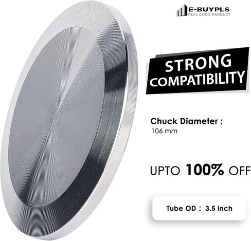 3.5 "أنبوب OD غطاء نهاية المشبك الصحي - الفولاذ المقاوم للصدأ 304 غطاء نهاية صلب أعمى ثلاثي قبعات المشبك - يناسب شفة الطويق ثلاثية المشبك - لمنتجات الألبان وهندسة مستحضرات التجميل والمشروبات in Kuwait