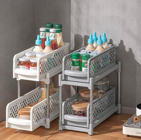 Versatile Foldable White Corner Shelves - Pack of 2 for Bathroom and Kitchen Organization White in Saudi Arabia
