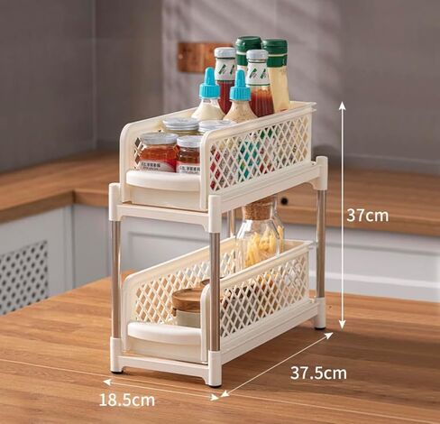 Versatile Foldable White Corner Shelves - Pack of 2 for Bathroom and Kitchen Organization White in Saudi Arabia