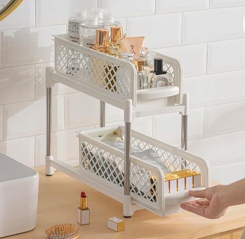 Versatile Foldable White Corner Shelves - Pack of 2 for Bathroom and Kitchen Organization White in Saudi Arabia