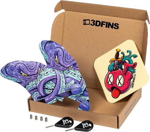 3DFINS High Performance Wake Fins GOHARD Series (Suitable for Wake Surfing and Wakeboards) in Saudi Arabia