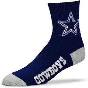 NFL Dallas Cowboys Men's Team Quarter Socks