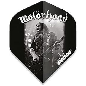Winmau Lemmy Motorhead Rock Legends 100 Micron Strong Standard Dart Flights (3 Sets - 9 Flights)