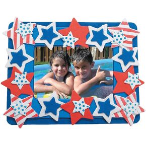 Patriotic Picture Magnet Craft Kit - Crafts for Kids and Fun Home Activities