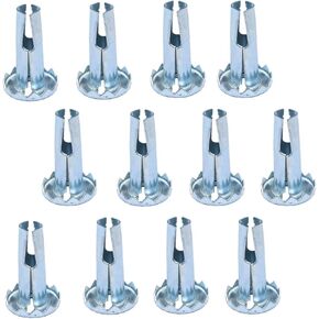 Swivel Caster Sleeve Caster Socket Metal Caster Stem Sleeve Caster Stem 3/8 Inch x 1-1/4 Inch For Stem Type Universal Wheel, Grip Ring Universal Wheel, Chair Leg And Other Wheel Socket Furn