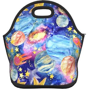 Cute German Shepherd Lunch Bag Puppy Lunch Box Insulated Neoprene Dog Lunch Bag Thermal Bag School Picnic Carrying Lunchbox Container Great Gifts for Kids Children