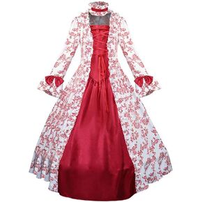 Wraith of East Medieval Queen Vitorian Dress Gothic Lace Bell Sleeve Ball Gown Renaissance Masquerade Vampire Costume