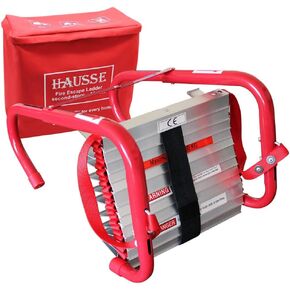 Hausse Retractable 2 Story Fire Escape Ladder, 13 Feet