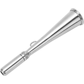 Handheld Foghorn Stainless Steel Fog Horn Removable Mouthpiece Accessory for Boat