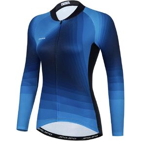 Hotlion Cycling Jersey Long Sleeve Women's Team Bike Shirts Autumn Bicycle Clothing Tops CU1
