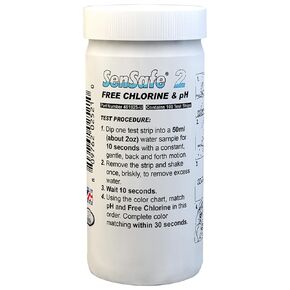 Industrial Test Systems 481025 SenSafe® Chlorine 2 (EPA FC/pH) Test Strips