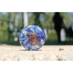 Jet Lapis Lazuli Orgone Tower Buster Free Booklet Jet International Crystal Therapy Piezo Electric EMF Protection Generator Frequency Ions Tested Cloud Chem Buster