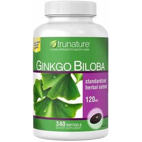 Tru Nature Ginkgo Biloba 340 Softgels