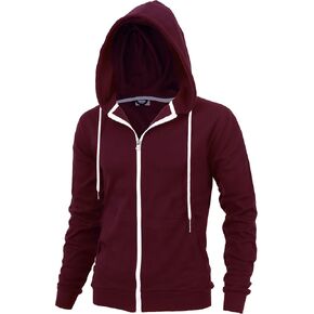 "DELIGHT" Men's Fashion Fit Full-Zip Hoodie with Inner Cell Phone Pocket