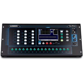 Allen & Heath QU-PAC 16-In/12-Out Ultra Compact Digital Mixer with Touchscreen Control,Black