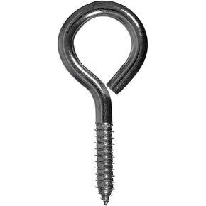 Rope and Cord Steel Screw Eyes with Zinc Finish – 1 Inch (10 Pack)