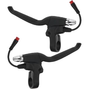 1 Pair Electric Scooter Brake Lever, Left Right Brake Lever Compatible with KUGOO Aluminum Alloy Brake Handle with 2 Pin Waterproof Connector Electric Scooter Accessories