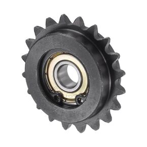 Idler Sprocket - [20 Tooth x 8mm ID] Carbon Steel with Single Bearing for Milling Drilling Machines ISO 04C Use | 1/4 Inch Pitch, 25 Chain