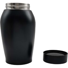 135lbs Stainless Steel Urns for Pet Ashes, Memory Decorative Funeral Burial Urn for Adult Human (Black)