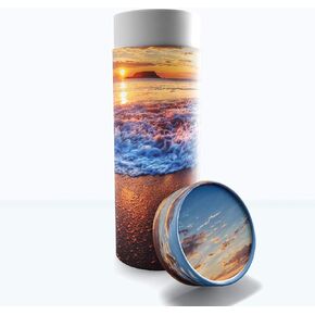 Aurora Borealis,Scattering Urns for Human Ashes Adult - Eco Friendly Biodegradable Urns for Human Ashes - Cremation Urns for Adult Ashes - Scattering Tube - Biodegradable Urns for Human Ashes