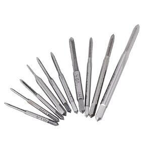 10Pcs Threading Taps, Standard Thread,Taps Screw Hand Tap,for Tapping Various Threads,M1, M1.2, M1.4, M1.6, M1.7, M1.8, M2, M2.5, M3, M3.5