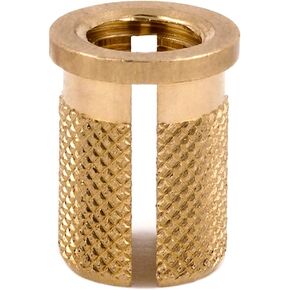 E-Z LOK Threaded Insert for Plastic Flanged Brass Thread Inserts M8-1.25 Pack of 10 in Saudi Arabia