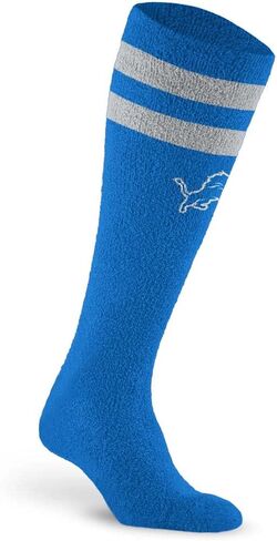 For Bare Feet NFL DETROIT LIONS Cozy Feather Compression Varsity Stripe Team Color Large/Extra Large in Saudi Arabia
