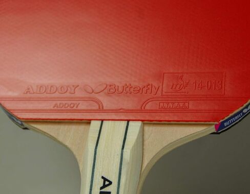Butterfly Addoy Table Tennis Racket – Table Tennis Paddle with Smooth Rubber - Great Beginner Ping Pong Racket - ITTF Approved Butterfly Ping Pong Paddle - Choose 1000, 2000, or 3000 Ping Pong Racket Models in Saudi Arabia
