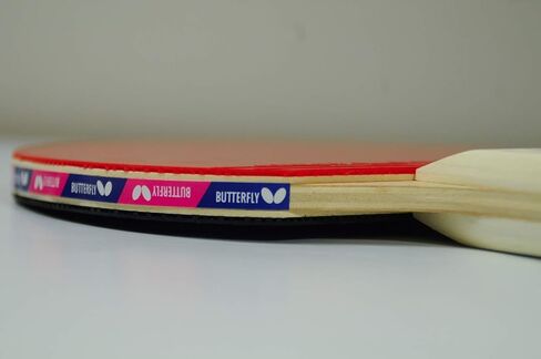 Butterfly Addoy Table Tennis Racket – Table Tennis Paddle with Smooth Rubber - Great Beginner Ping Pong Racket - ITTF Approved Butterfly Ping Pong Paddle - Choose 1000, 2000, or 3000 Ping Pong Racket Models in Saudi Arabia