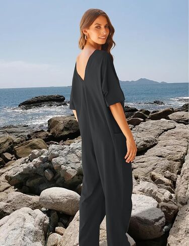 جمبسوت UANEO للنساء كاجوال وفضفاض وقابل للتمدد، ملابس حريم فضفاضة، ملابس داخلية مثيرة in Kuwait