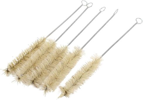 uxcell 5Pcs 19cm Long Chemistry Test Tube Bottle Measurements Cleaning Tool Brush in Saudi Arabia