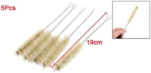 uxcell 5Pcs 19cm Long Chemistry Test Tube Bottle Measurements Cleaning Tool Brush in Saudi Arabia