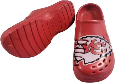 FOCO NFL Kids Big Team Logo Solid Clogs Comfortable Water Slip on Shoes in Saudi Arabia