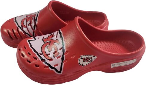 FOCO NFL Kids Big Team Logo Solid Clogs Comfortable Water Slip on Shoes in Saudi Arabia