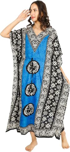 Tengru Ladies Kaftans Tunic Kimono Maxi Women Dashiki African Caftan Plus Size Lounge Girls Kimono for Any Occasion in Kuwait