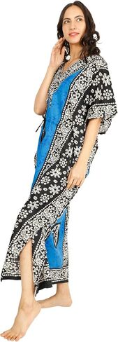 Tengru Ladies Kaftans Tunic Kimono Maxi Women Dashiki African Caftan Plus Size Lounge Girls Kimono for Any Occasion in Kuwait