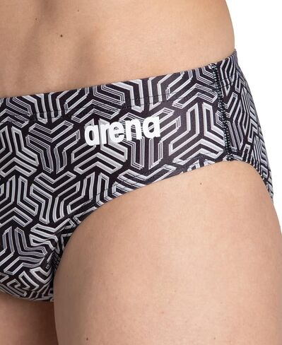 Arena Men's Brief Kikko, Black-Multi Black, 42 in Saudi Arabia