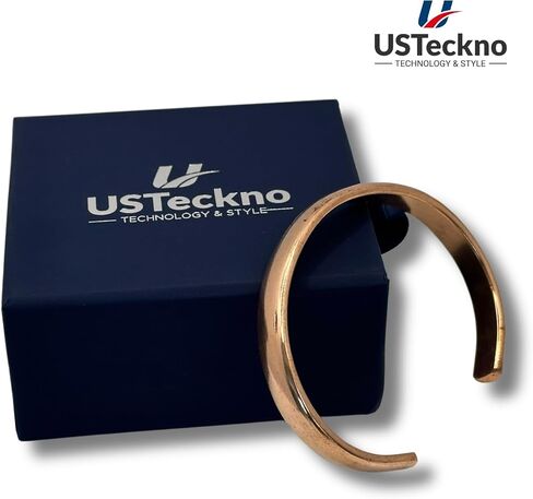 Hand Forged 100% Pure Copper Bracelet. Made with Solid High Gauge Copper and Health benefits. Enhance your well-being in style in Saudi Arabia