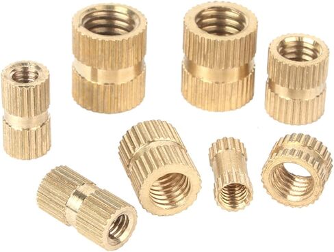 330pcs Brass Threaded Insert Embedment Nuts Kit with Transparent Plastic Box Knurled Nuts Set for 3D Printing in Kuwait