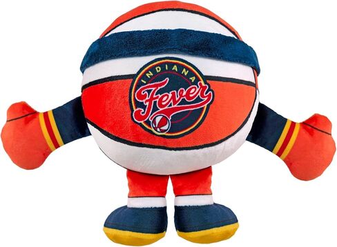 Bleacher Creatures Indian Fever مقاس 8 بوصات كوريشا كرة السلة جالسة من القطيفة - قطيفة ناعمة مستوحاة من تشيبي WNBA in Saudi Arabia