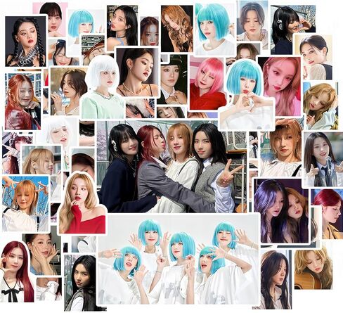 (G) مجموعة ملصقات I-DLE Kpop (G) ملصقات الألبوم الثاني I-DLE 100 قطعة من ملصقات Gidle Fate المقاومة للماء (G) I-DLE Merch هدية للمعجبين in Saudi Arabia