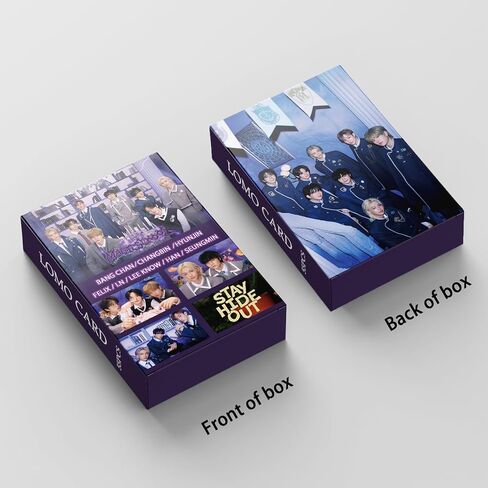 مجموعة بطاقات صور Stray Kids 55 قطعة من بطاقات Straykids Magic School Lomo KPOP Stray Kids Photocard مجموعة هدية لتزيين الحفلات الضالة، بطاقات بريدية Stray Kids Merch in Kuwait