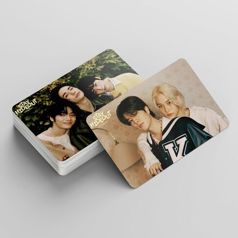 مجموعة بطاقات صور Stray Kids 55 قطعة من بطاقات Straykids Magic School Lomo KPOP Stray Kids Photocard مجموعة هدية لتزيين الحفلات الضالة، بطاقات بريدية Stray Kids Merch in Kuwait