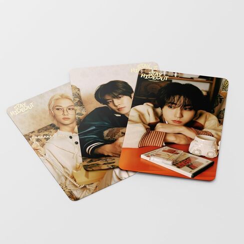 مجموعة بطاقات صور Stray Kids 55 قطعة من بطاقات Straykids Magic School Lomo KPOP Stray Kids Photocard مجموعة هدية لتزيين الحفلات الضالة، بطاقات بريدية Stray Kids Merch in Kuwait