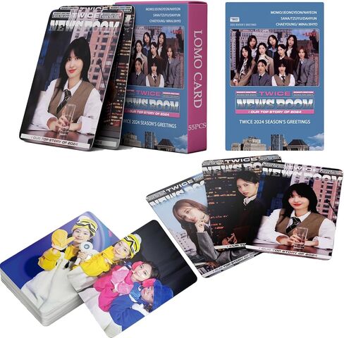 بطاقة صور لغرفة الأخبار مرتين 55 قطعة بطاقة صور مرتين 2024 تحيات الموسم بطاقات ألبوم مرتين بطاقات ألبوم مرتين KPOP بطاقات صور لغرفة الأخبار مرتين بطاقات صور مرتين مجموعة بطاقات صور مرتين in Kuwait