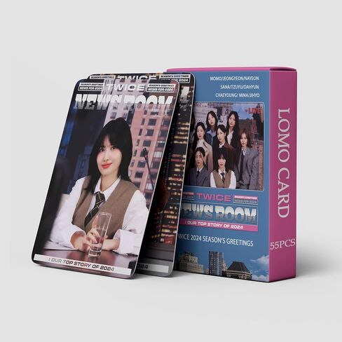 بطاقة صور لغرفة الأخبار مرتين 55 قطعة بطاقة صور مرتين 2024 تحيات الموسم بطاقات ألبوم مرتين بطاقات ألبوم مرتين KPOP بطاقات صور لغرفة الأخبار مرتين بطاقات صور مرتين مجموعة بطاقات صور مرتين in Kuwait